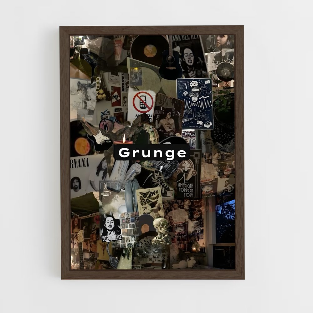 ap-grunge-12 cadre Bois foncé