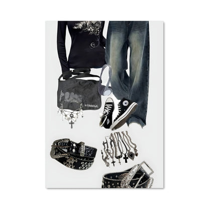 Poster Noir et Argent