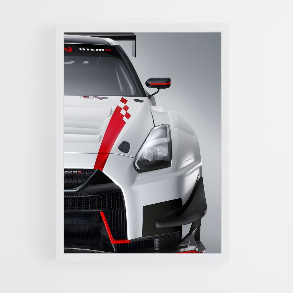 ap-gt-r nismo-10 cadre Blanc