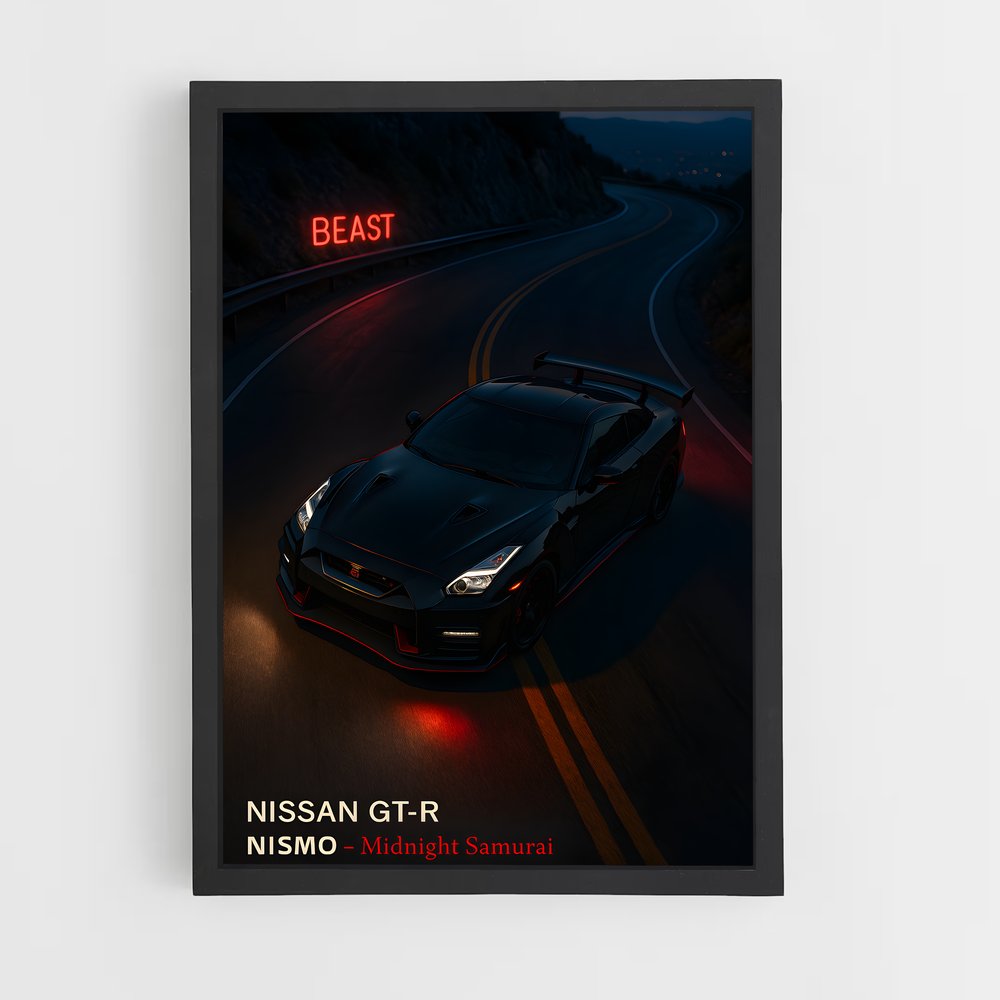 ap-gt-r nismo-13 cadre Noir
