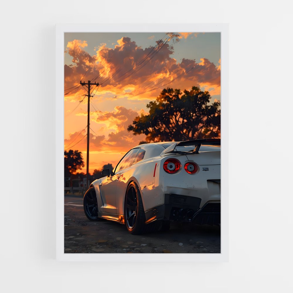 ap-gt-r nismo-6 cadre Blanc