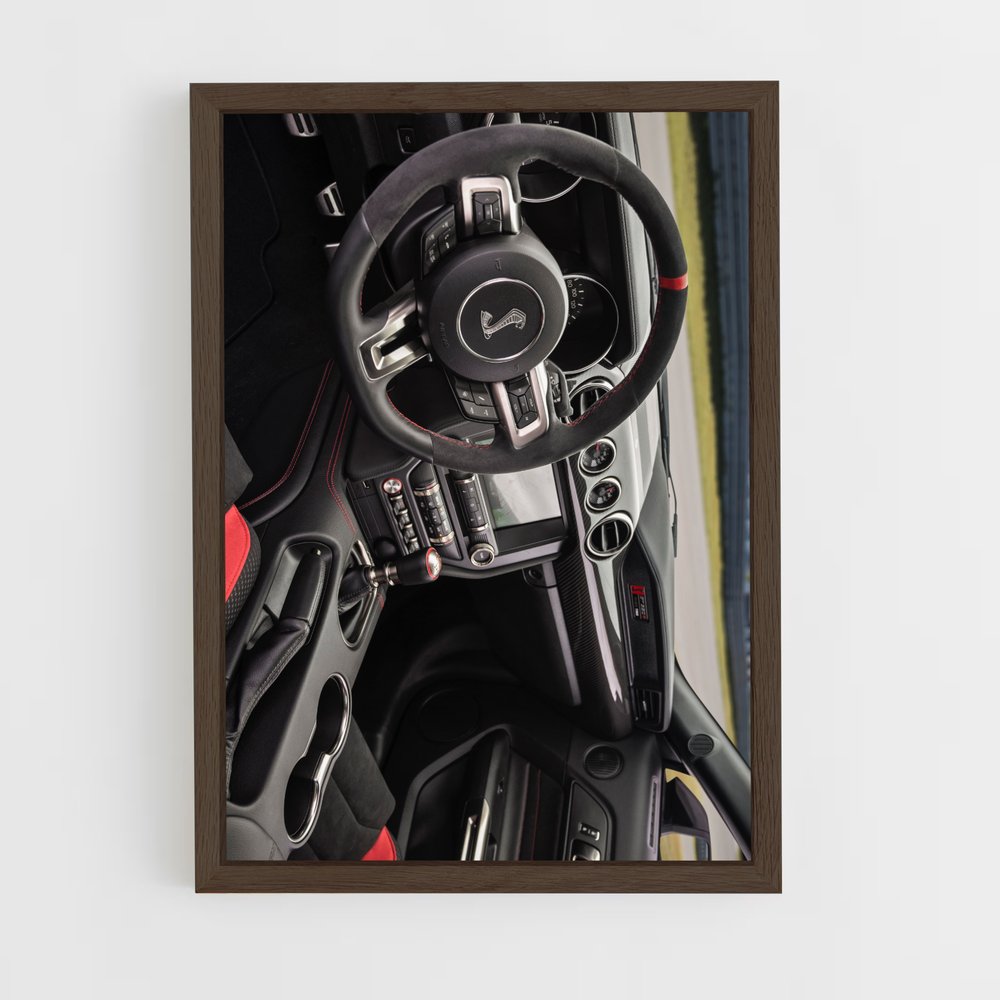 ap-gt350r-1 cadre Bois foncé