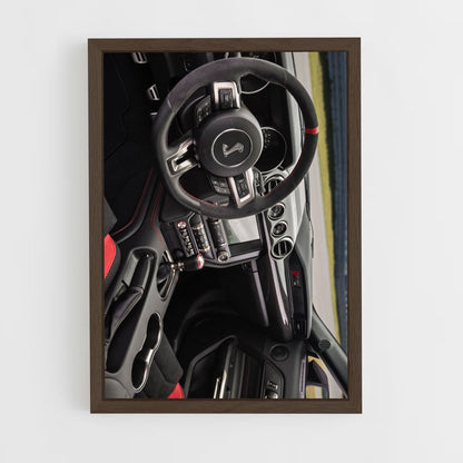 ap-gt350r-1 cadre Bois foncé
