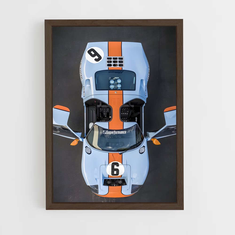 ap-gt40 gulf-1 cadre Bois foncé