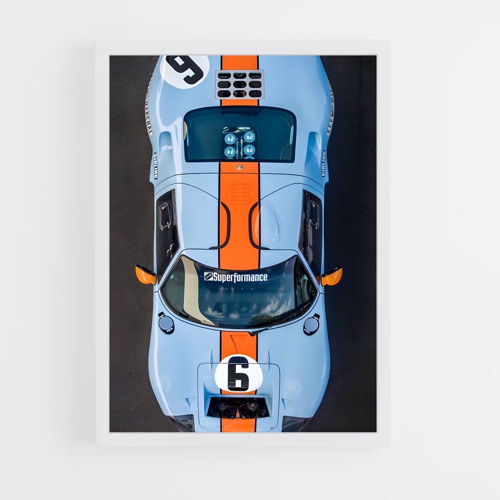 ap-gt40 gulf-4 cadre Blanc