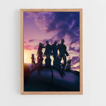 ap-guardians of the galaxy-3 cadre Bois clair