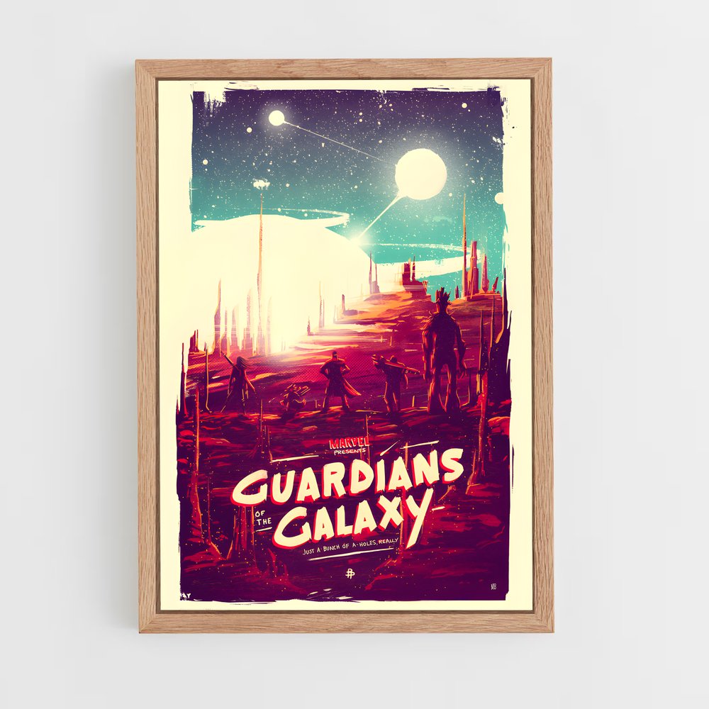 ap-guardians of the galaxy-6 cadre Bois clair