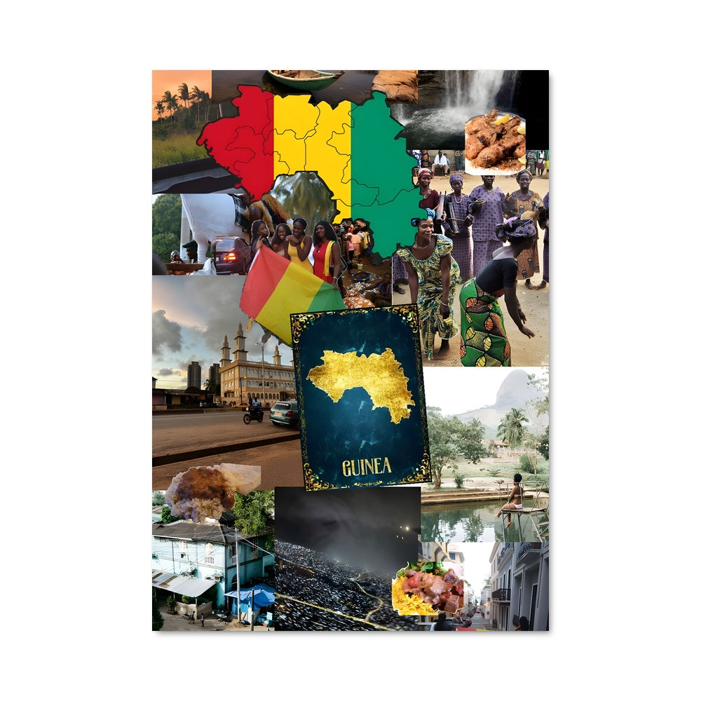 Poster Afrique en Couleurs