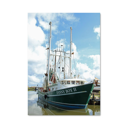 Poster Bateaux Crevettiers