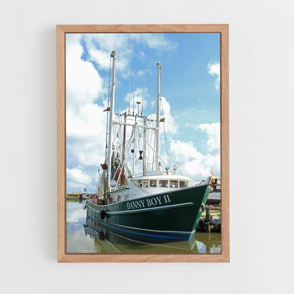 ap-gulf shrimp boats-6 cadre Bois clair