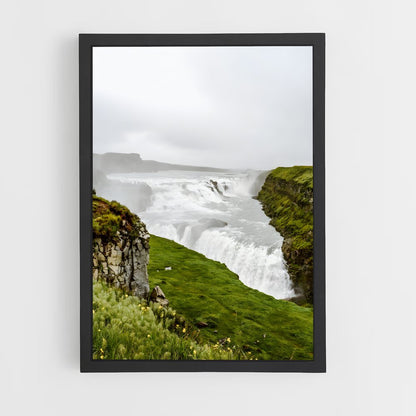 ap-gullfoss waterfall-7 cadre Noir