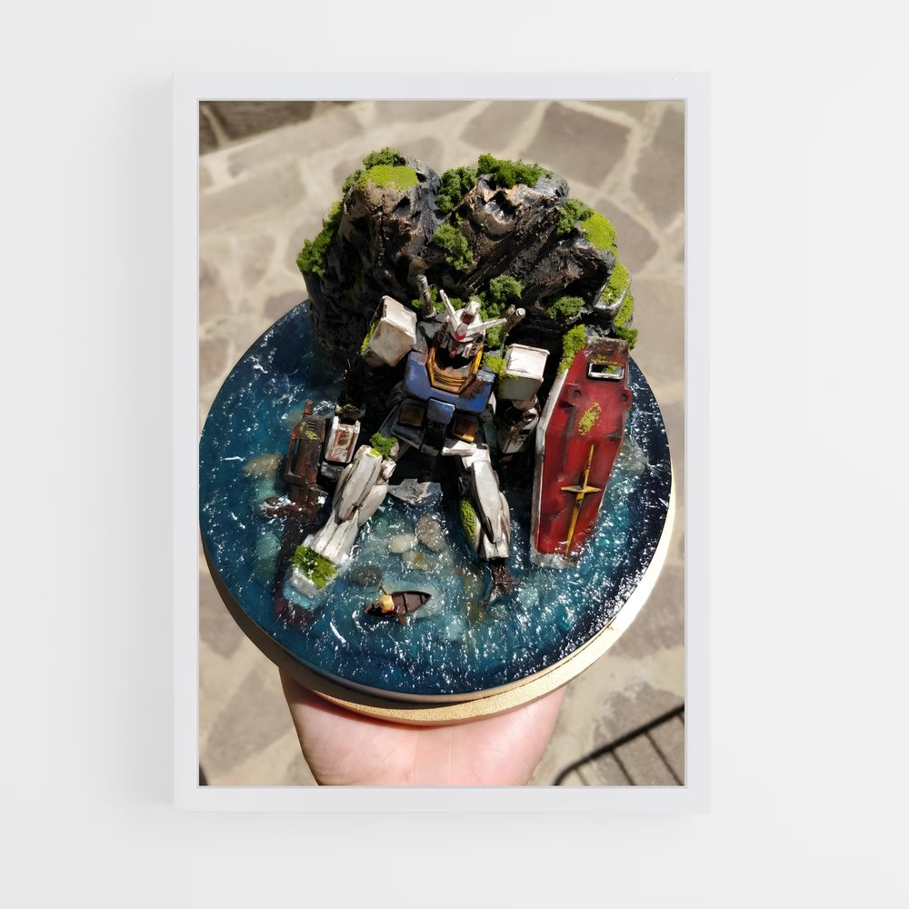 ap-gundam-8 cadre Blanc