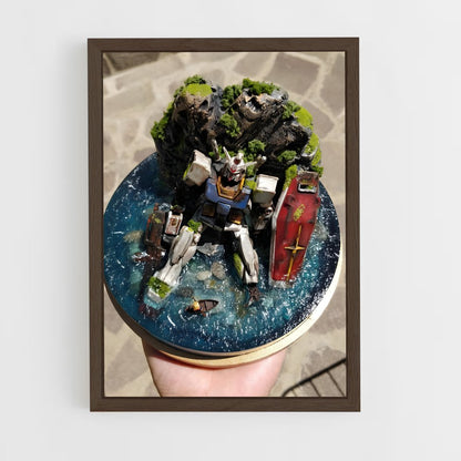 ap-gundam-8 cadre Bois foncé