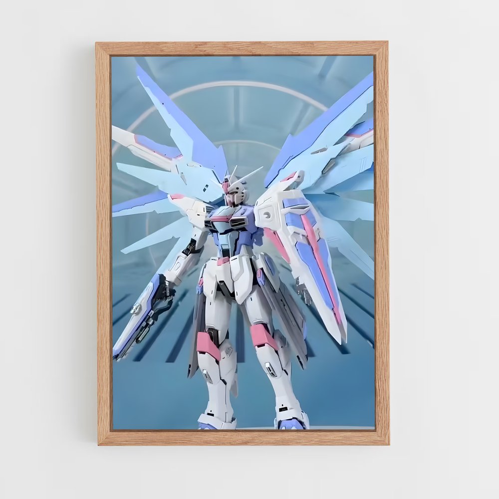 ap-gundam-9 cadre Bois clair