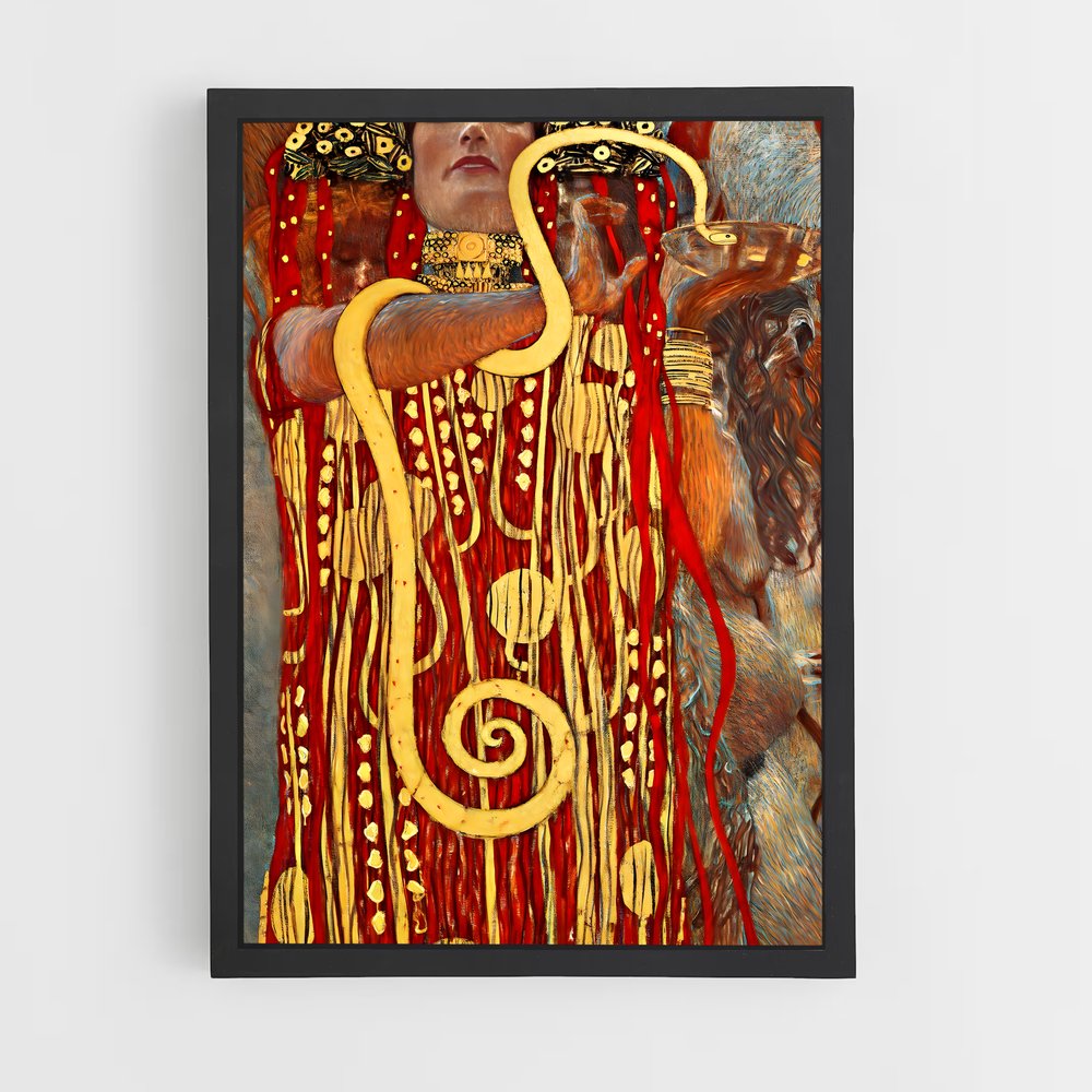 ap-gustav klimt-1 cadre Noir