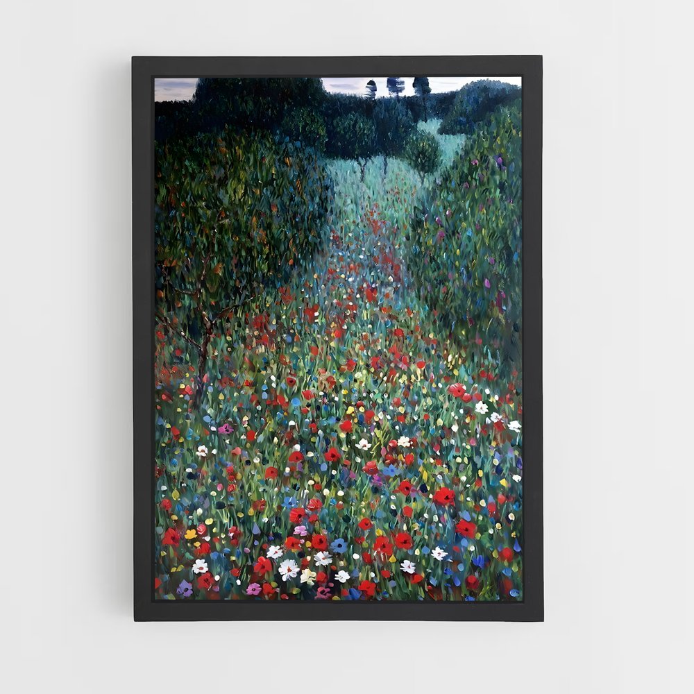 ap-gustav klimt-10 cadre Noir