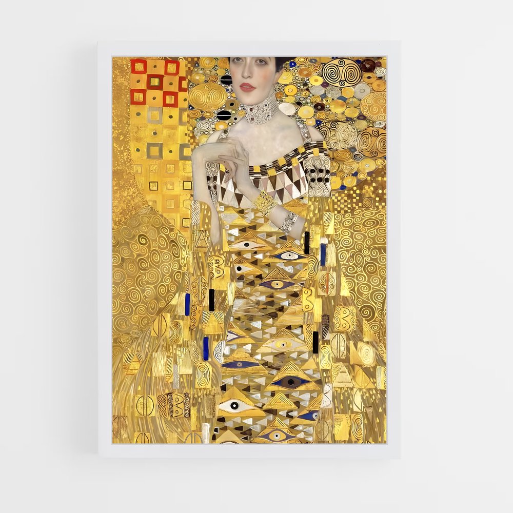 ap-gustav klimt-2 cadre Blanc