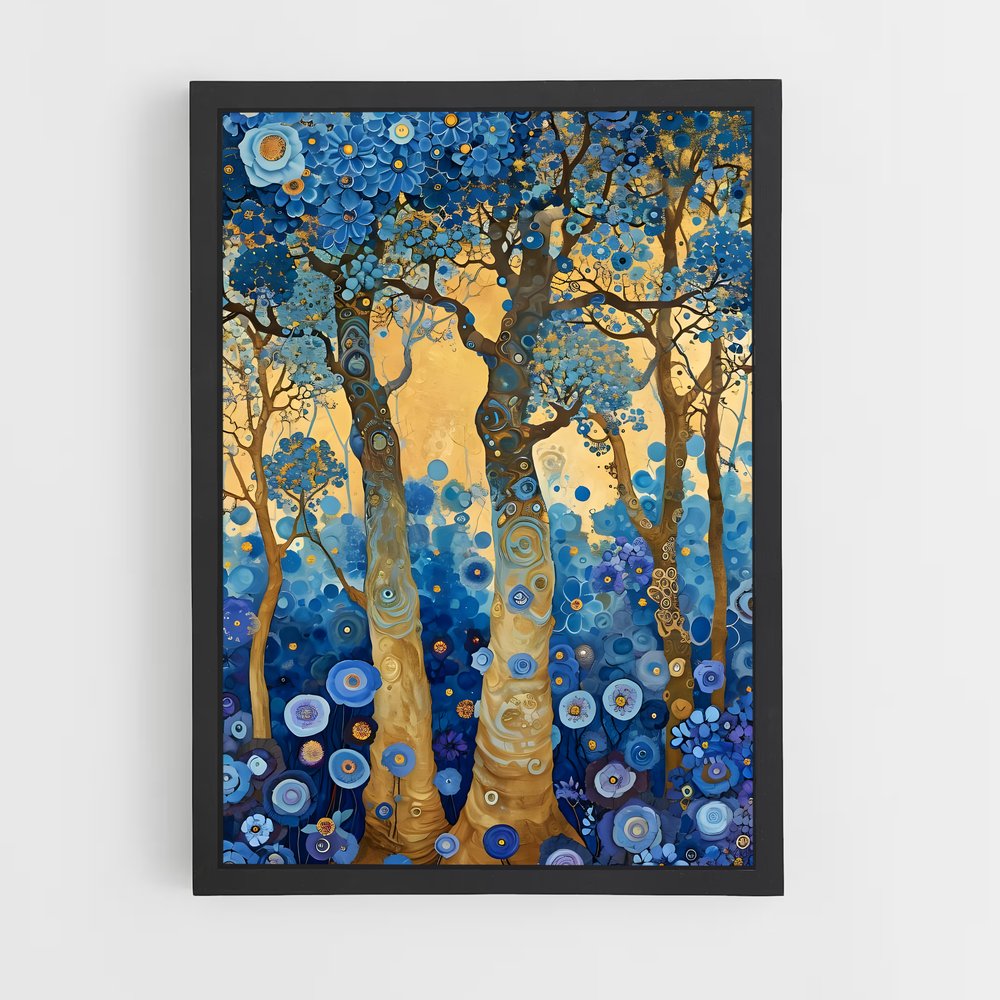 ap-gustav klimt-3 cadre Noir