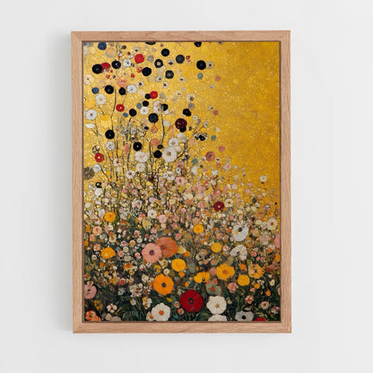 ap-gustav klimt-5 cadre Bois clair
