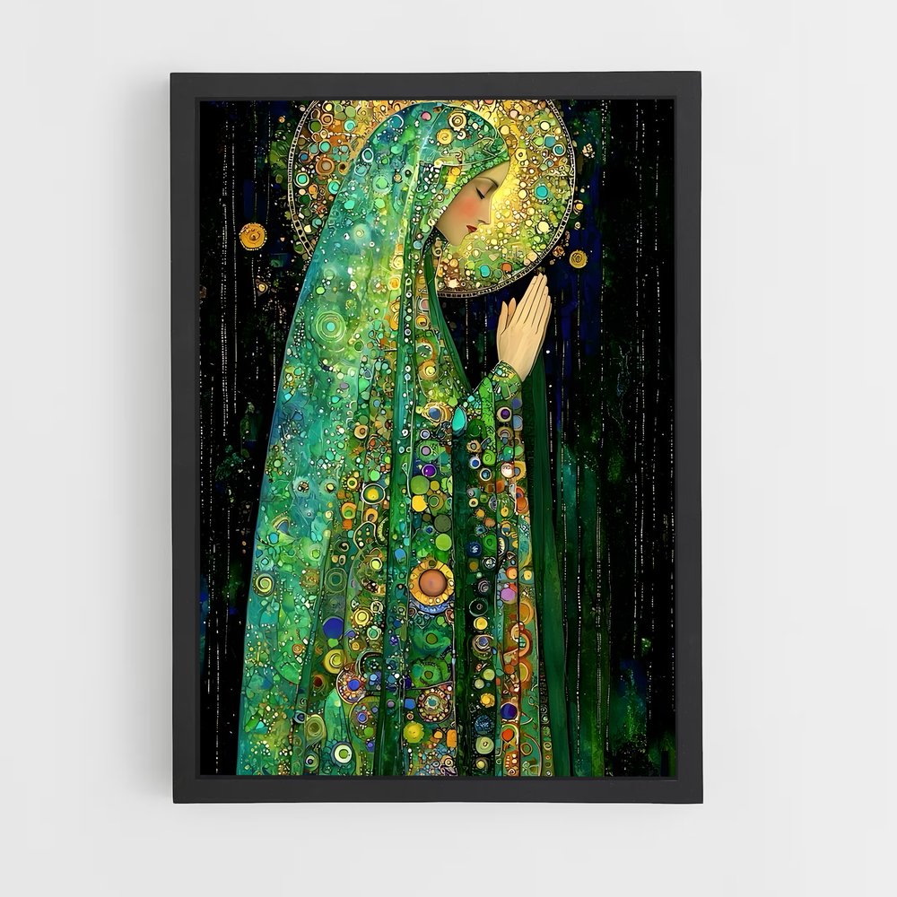 ap-gustav klimt-6 cadre Noir