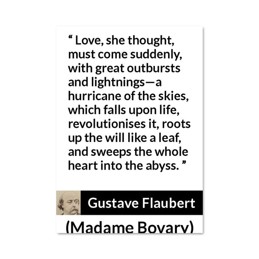 Poster Gustave flaubert 12636