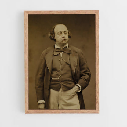 ap-gustave flaubert-3 cadre Bois clair