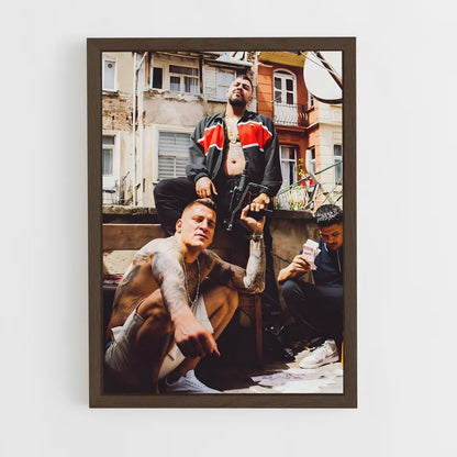ap-gzuz-10 cadre Bois foncé