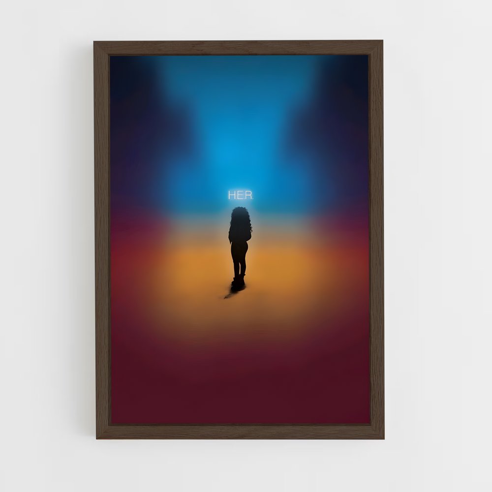 ap-h.e.r.-1 cadre Bois foncé