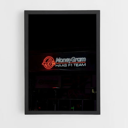 ap-haas f1 team-7 cadre Noir