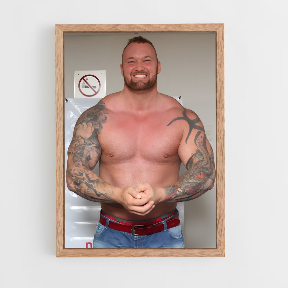 ap-hafthor bjornsson-4 cadre Bois clair