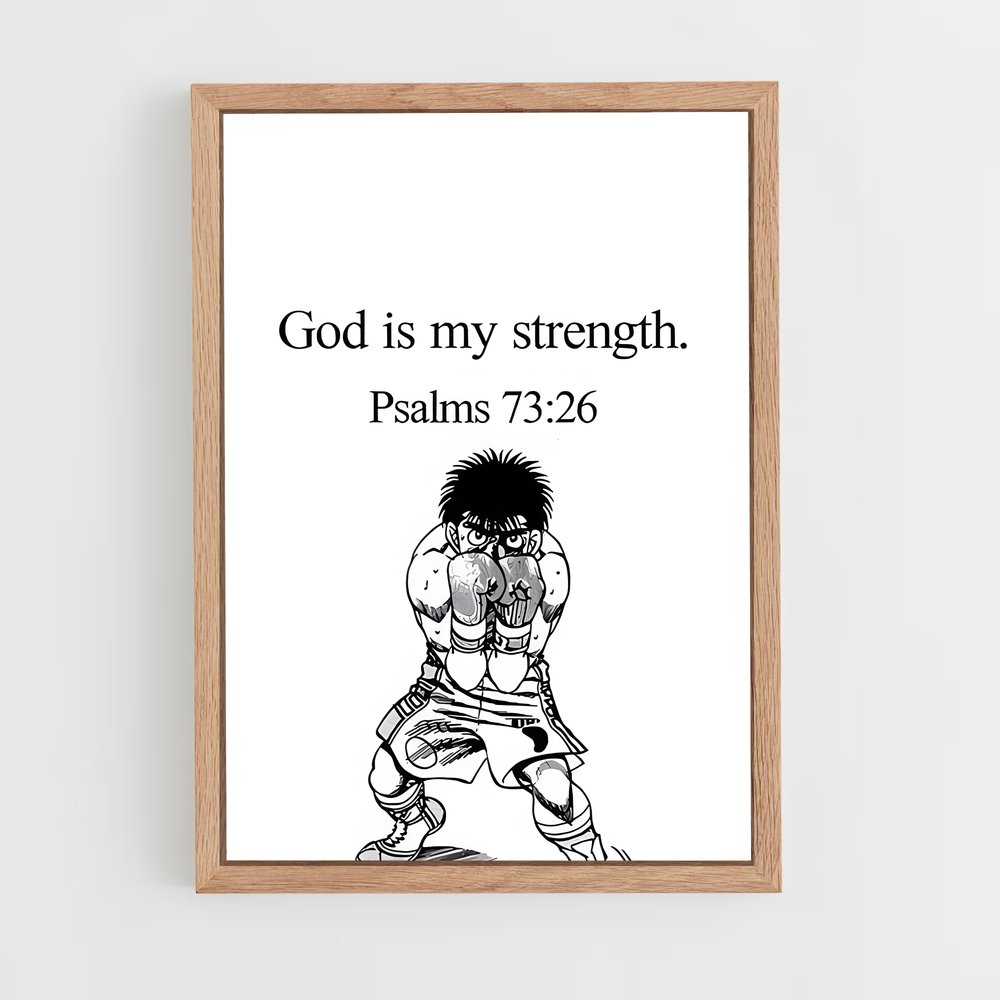 ap-hajime no ippo-8 cadre Bois clair