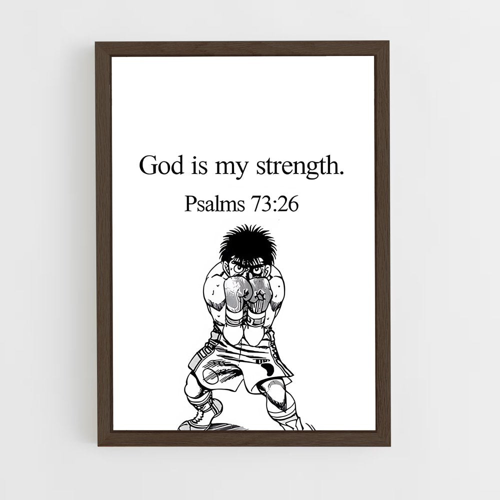 ap-hajime no ippo-8 cadre Bois foncé