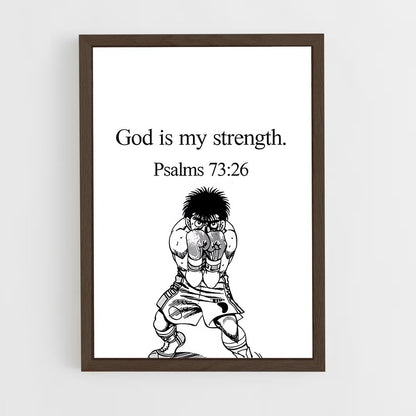 ap-hajime no ippo-8 cadre Bois foncé