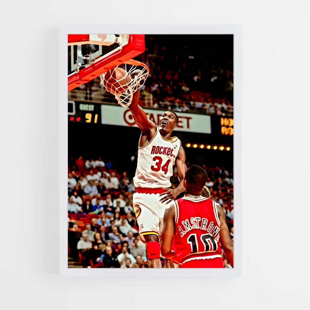 ap-hakeem olajuwon-3 cadre Blanc