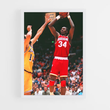 ap-hakeem olajuwon-7 cadre Blanc