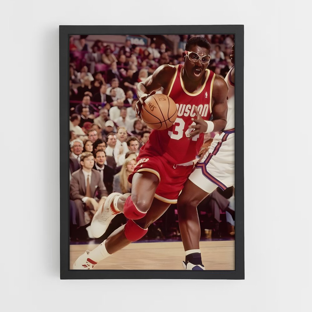ap-hakeem olajuwon-8 cadre Noir
