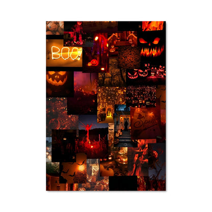 Poster Le Collage d'Halloween