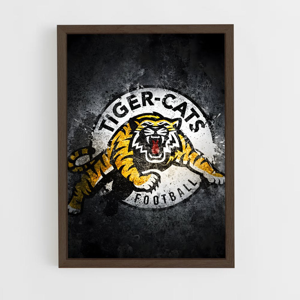 ap-hamilton tiger-cats-2 cadre Bois foncé