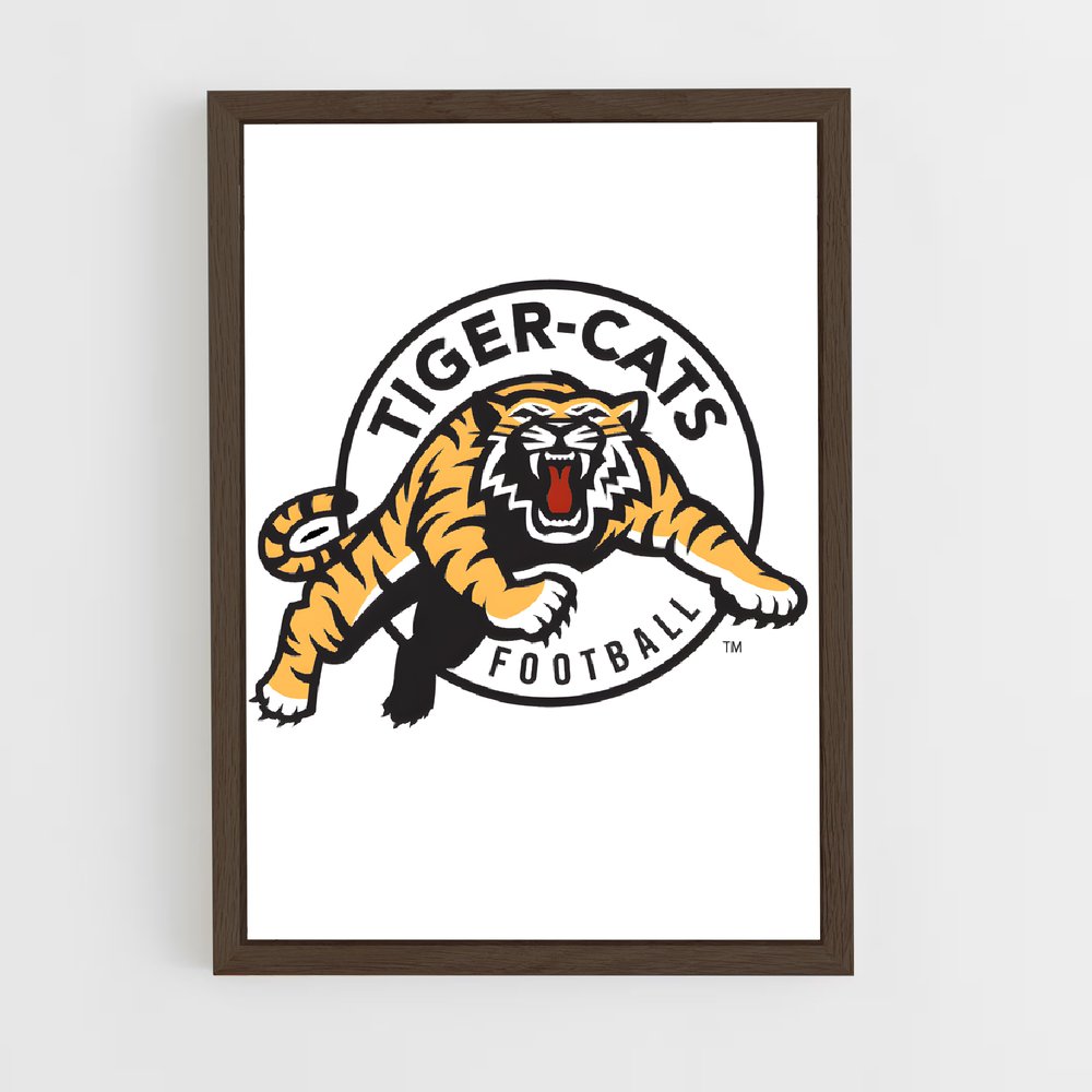 ap-hamilton tiger-cats-3 cadre Bois foncé