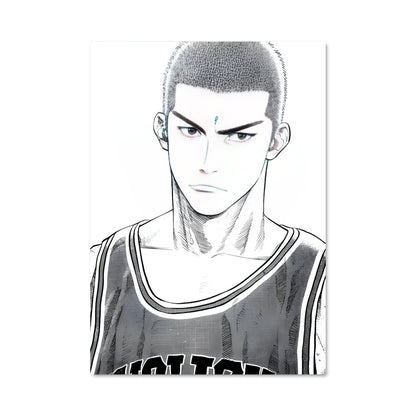 Poster Slam Dunk à l'Encre Noire