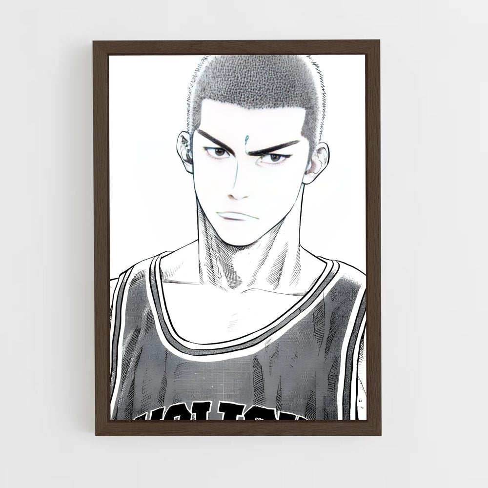 ap-hanamichi sakuragi-2 cadre Bois foncé