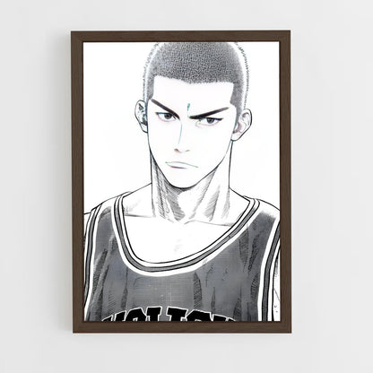 ap-hanamichi sakuragi-2 cadre Bois foncé