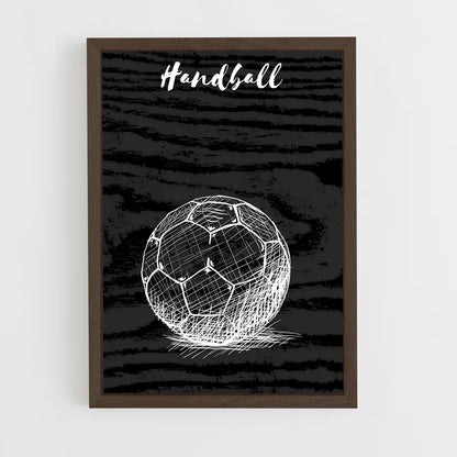ap-handball-5 cadre Bois foncé