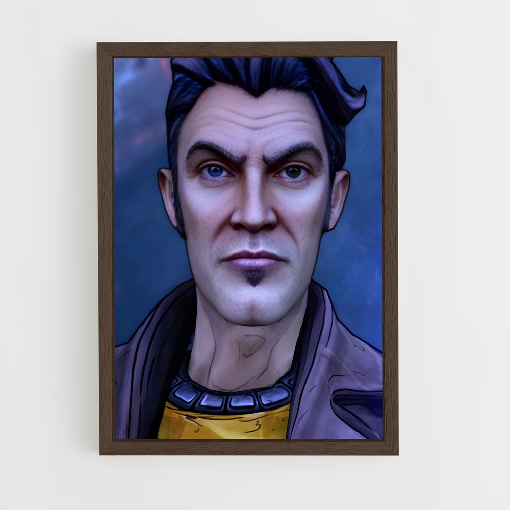 ap-handsome jack-2 cadre Bois foncé