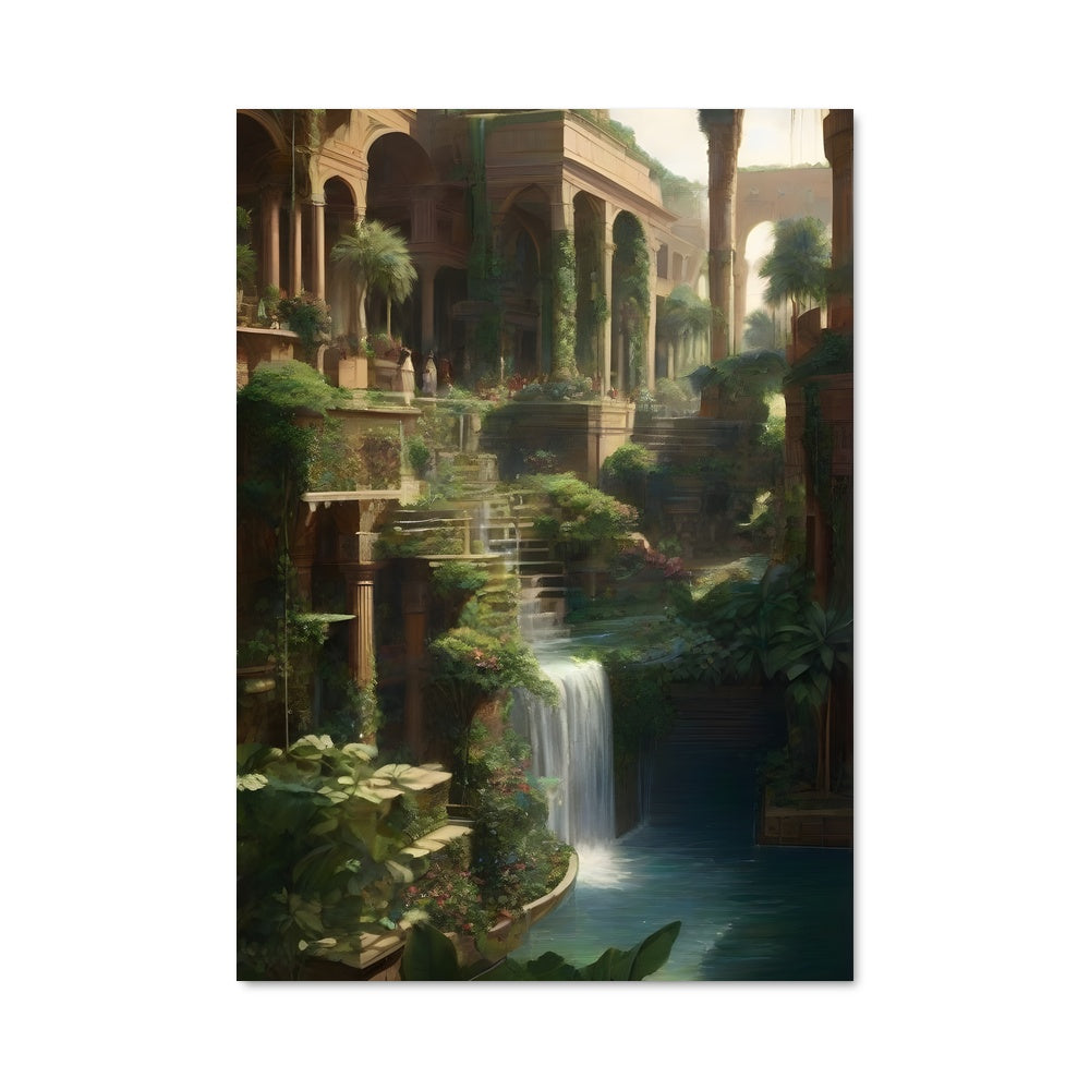 Poster Cascade Enchantée