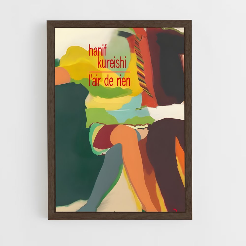 ap-hanif kureishi-3 cadre Bois foncé