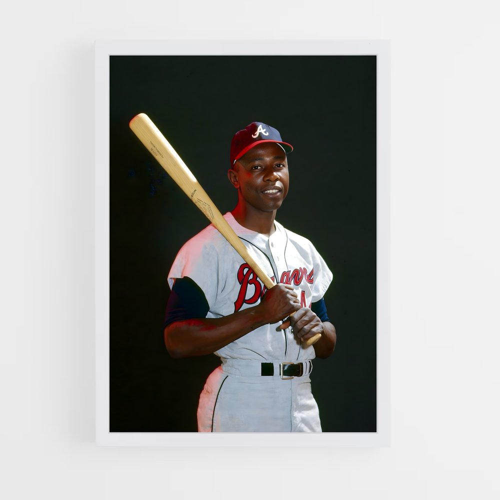 ap-hank aaron-2 cadre Blanc