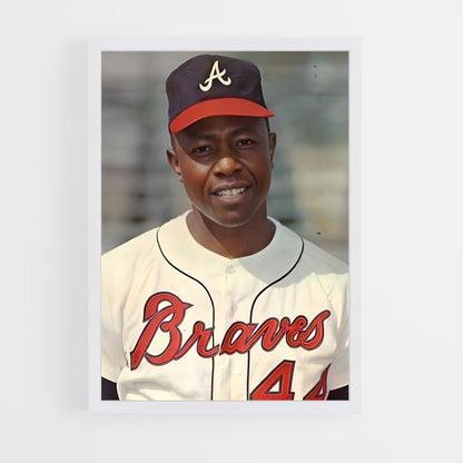 ap-hank aaron-3 cadre Blanc