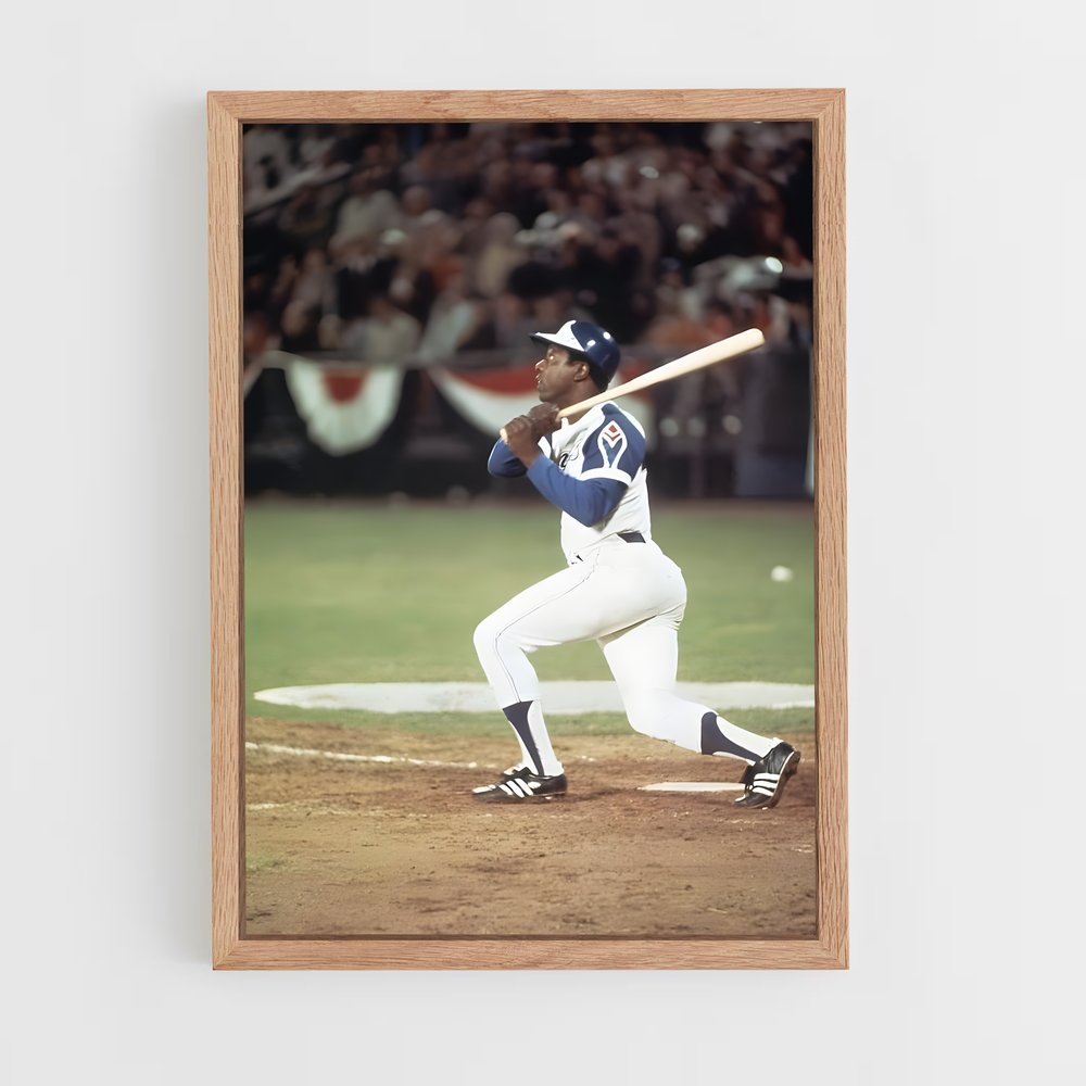 ap-hank aaron-4 cadre Bois clair