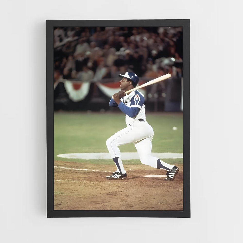ap-hank aaron-4 cadre Noir
